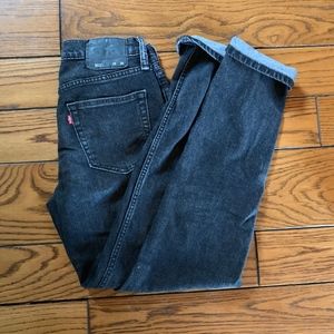 Levi's 501 Black High Rise Jeans